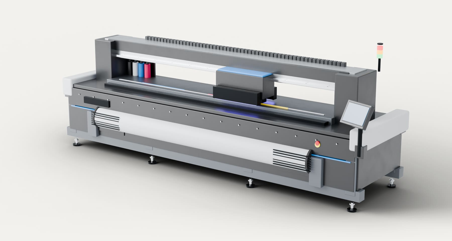 Maven MH-3200 R12 UV hibrit rulodan ruloya baskı makinesi